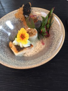 Voorgerecht 2: dorade met zeevenkel, dragon, Chinese bouillon en radijs